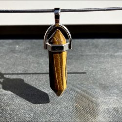 tigerje pendul vedhng hvor krystallen p den har ujvnheder p 2 af de 6 sider