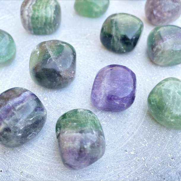 Fluorit, Regnbue (2-4 cm)