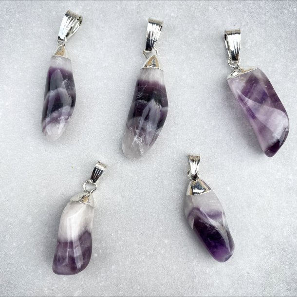 Ametyst Chevron vedhng 