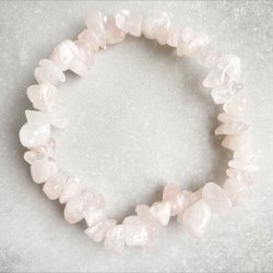 Rosakvarts chip armb�nd