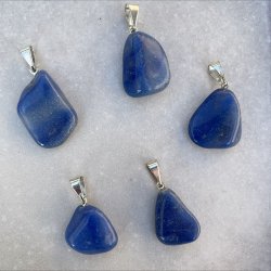 Bl� kvarts vedh�ng 