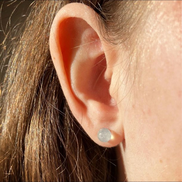 Akvamarin restikker 6 mm