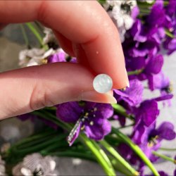 Akvamarin restikker 6 mm