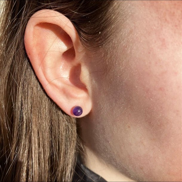 Ametyst �restikker 6 mm