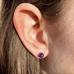 Ametyst �restikker 6 mm