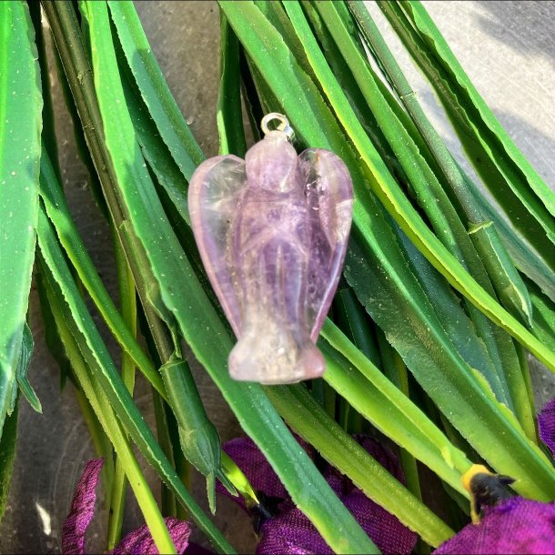 Ametyst skytsengel vedhng