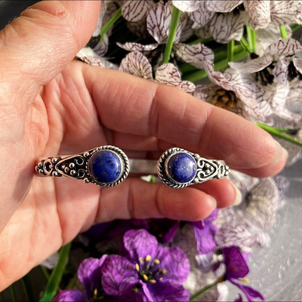 Armbnd med 2 Lapis Lazuli