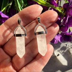 Bjergkrystal pendul vedhng