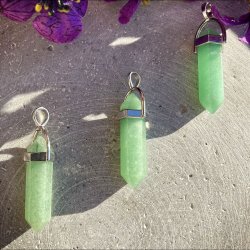 Grn Aventurin pendul vedhng