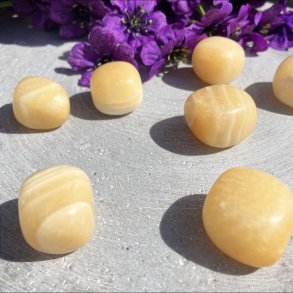 Calcit, Gul (2-3 cm)