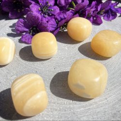 Calcit, Gul (2-3 cm)