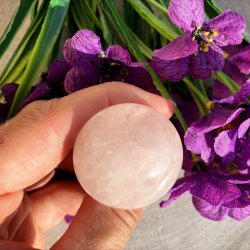 Rosakvarts Mushroom Gua Sha