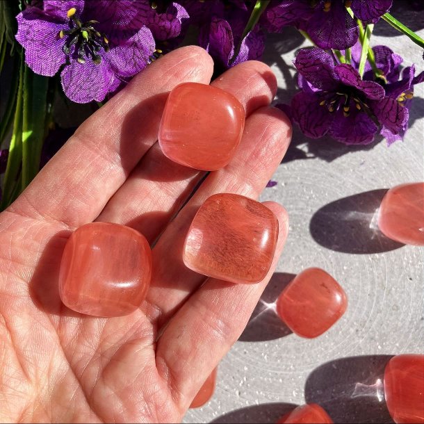 Kvarts, Kirsebr (2-3 cm)