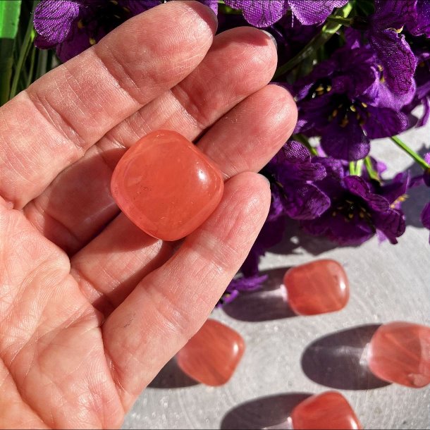 Kvarts, Kirsebr (2-3 cm)