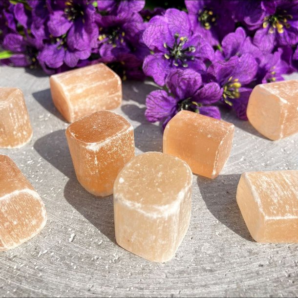 Selenit, Orange (ca. 2 cm)