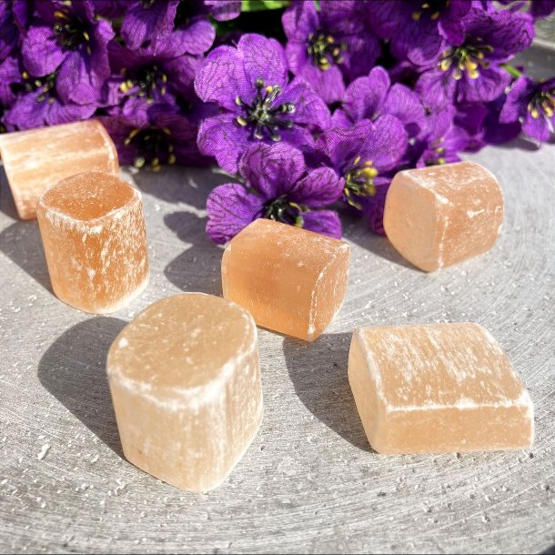 Selenit, Orange (ca. 2 cm)