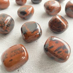 Obsidian, Mahogni (ca. 2 cm)