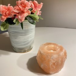 Himalaya saltkrystal fyrfadsholder 850-950 g