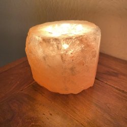 Himalaya saltkrystal fyrfadsholder 850-950 g