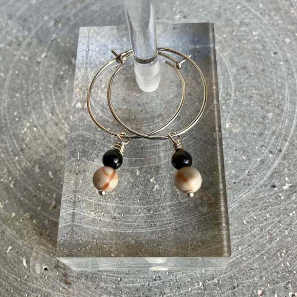 Lagurus creol reringe, 2 cm, hndlavet af Krystal Oasen i rustfrit stl med blank overflade.