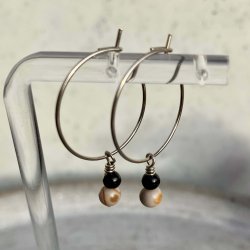 Lagurus creol reringe, 2 cm, hndlavet af Krystal Oasen i rustfrit stl med blank overflade.