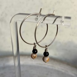 Lagurus creol reringe, 2 cm, hndlavet af Krystal Oasen i rustfrit stl med blank overflade.